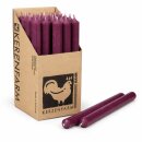 Stabkerzen extra lang aubergine 10 St&uuml;ck L&auml;nge...