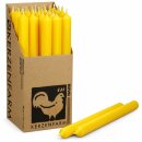 Stabkerzen extra lang gelb 10 St&uuml;ck L&auml;nge 25cm