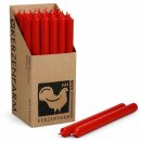 Stabkerzen extra lang rot 10 St&uuml;ck L&auml;nge 25cm