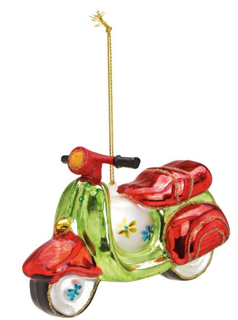 Christbaumschmuck Roller aus Glas