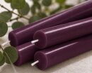 Stabkerzen Set Aubergine &ndash; 3 Gr&ouml;&szlig;en (25,...