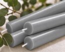 Stabkerzen Set Grau &ndash; 3 Gr&ouml;&szlig;en (25, 18...
