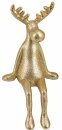 Kantenhocker Elch Gold Glitzer