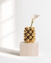 Blumenvase Bubble Gold aus Porzellan – Moderne...