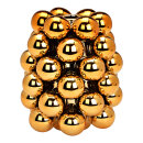Blumenvase Bubble Gold aus Porzellan &ndash; Moderne...