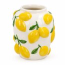 Keramikvase Zitronen &ndash; Blumenvase 17 cm mit...