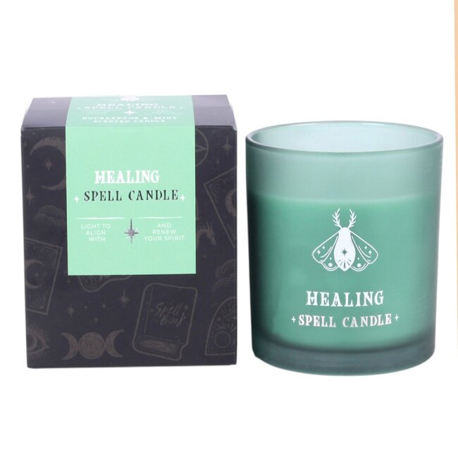 Duftkerze Healing Spell &ndash; Eukalyptus &amp; Minze &ndash; 35 Stunden