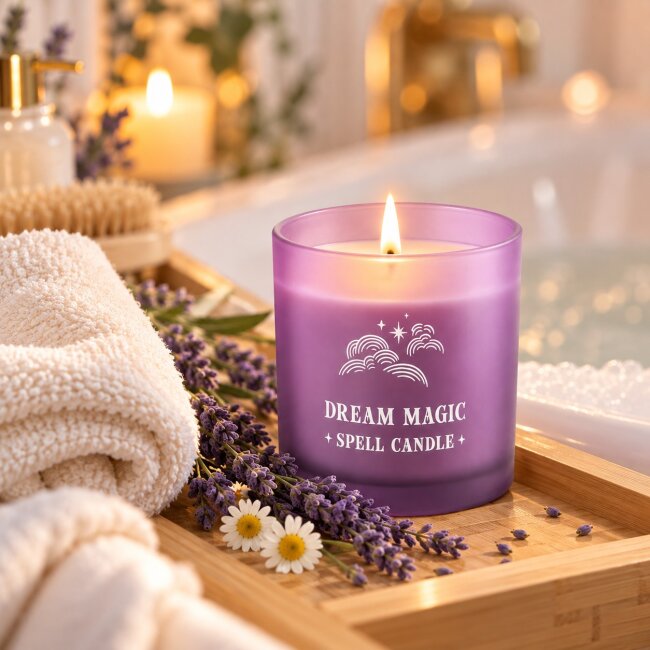 Duftkerze Dream Magic &ndash; Lavendel &amp; Kamille &ndash; 35 Stunden