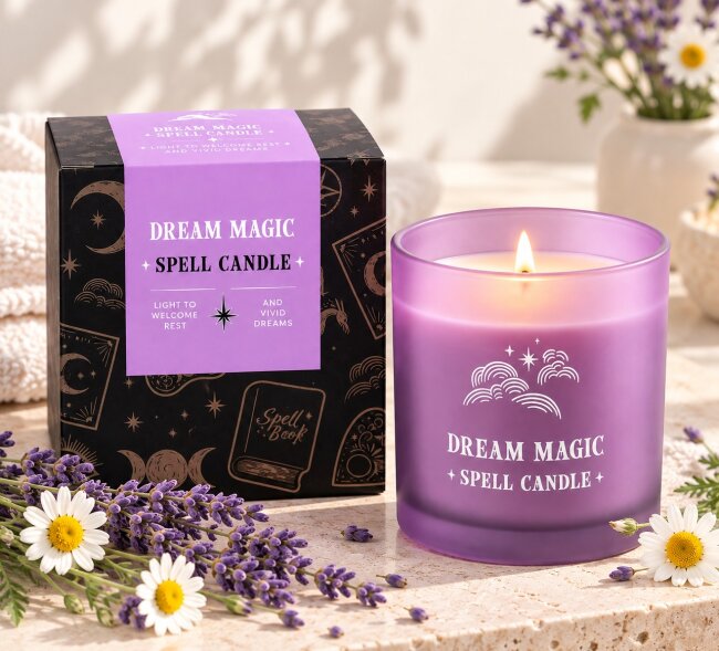 Duftkerze Dream Magic &ndash; Lavendel &amp; Kamille &ndash; 35 Stunden