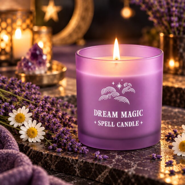 Duftkerze Dream Magic &ndash; Lavendel &amp; Kamille &ndash; 35 Stunden