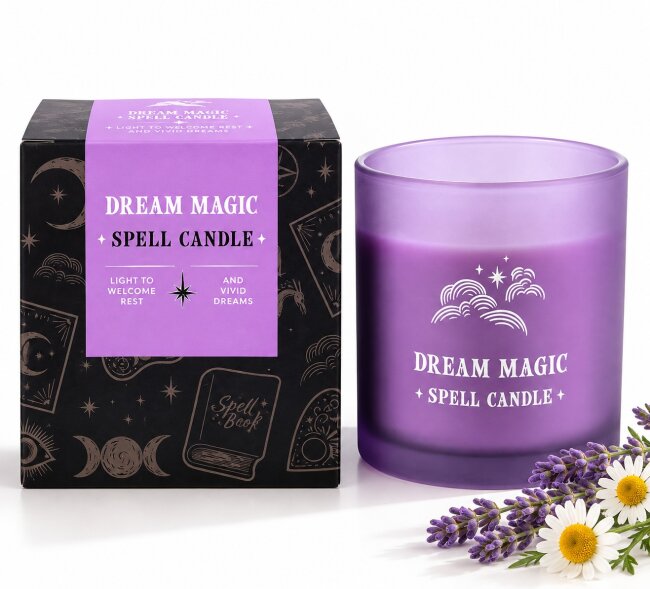 Duftkerze Dream Magic &ndash; Lavendel &amp; Kamille &ndash; 35 Stunden