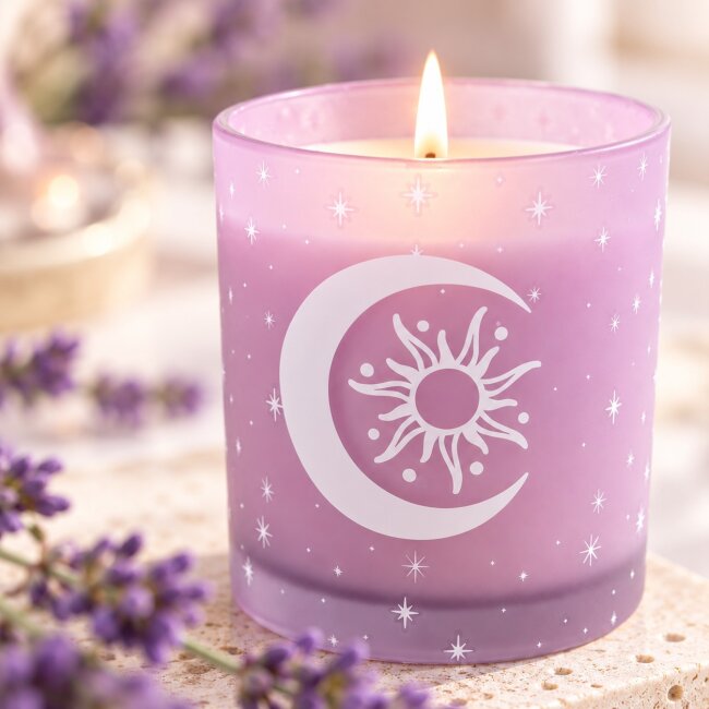 Duftkerze Purple Pastel Skies &ndash; Lavendel &ndash; 28 Stunden