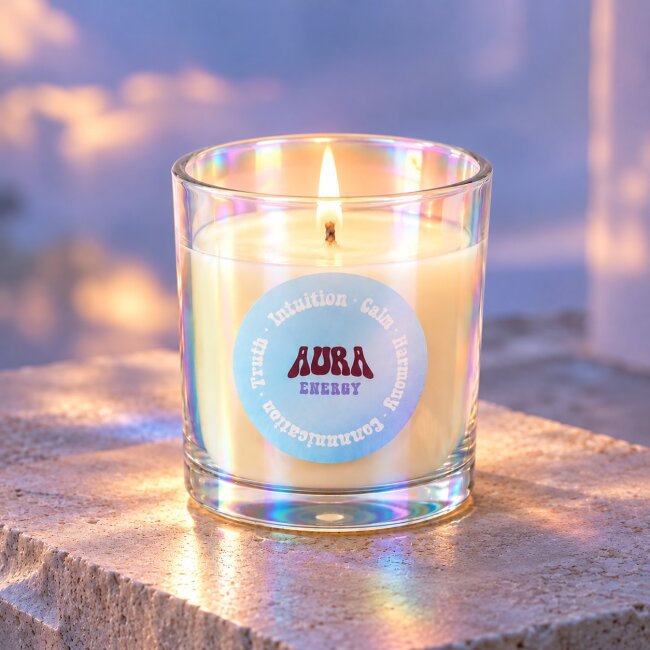 Duftkerze Aura Energy &ndash; Ocean Breeze &ndash; Meeresduft &ndash; 35 Stunden