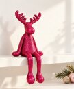 Kantenhocker Elch Pink Glitzer