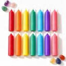 Chakra Kerzen Set &ndash; 7 Farben f&uuml;r Yoga,...